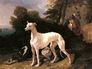 Alfred Dedreux A Greyhound In An Extensive Landscape oil painting on canvas